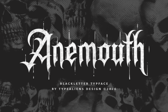 Anemouth: The Bold Blackletter Font for Modern Edge