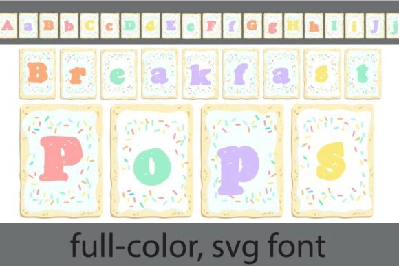 Breakfast Pops: The Toaster Pastry Font for Playful Design