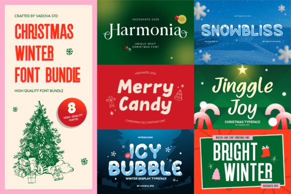 Bring Holiday Magic to Your Designs with the Christmas Winter Bundle
