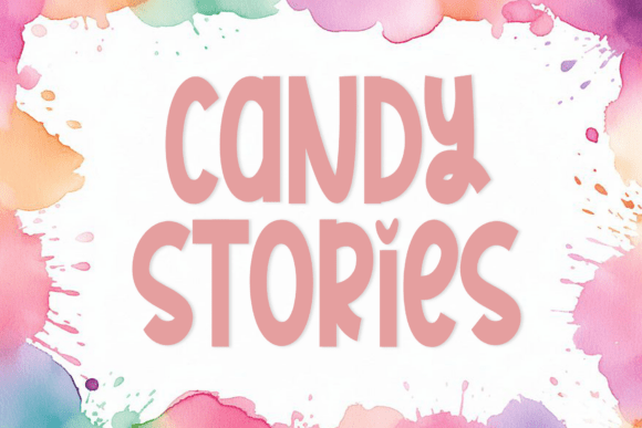Candy Stories: A Typeface with Autumnal Soul