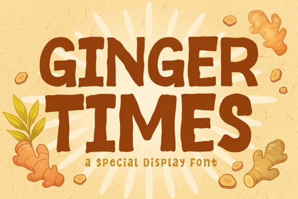 Ginger Times: A Modern Serif for Fresh, Friendly Design
