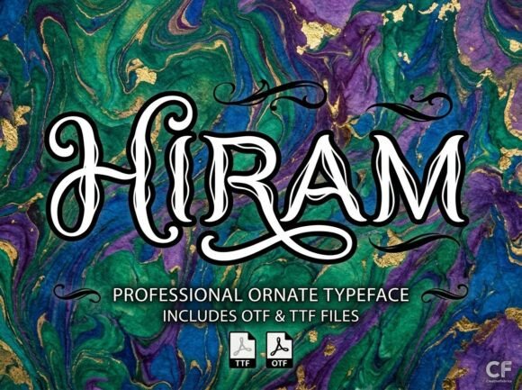 Hiram: A Bold Display Font for Impactful Design