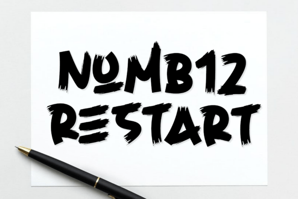 Numb12 Restart: A Script Font with Artisanal Soul