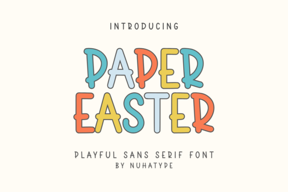 Paper Easter: The Minimalist Sans Serif for Creative Projects