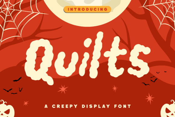 Quilts: The Display Font That Drips with Spooky Character