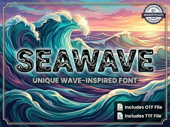 Seawave: A Display Font That Commands Attention