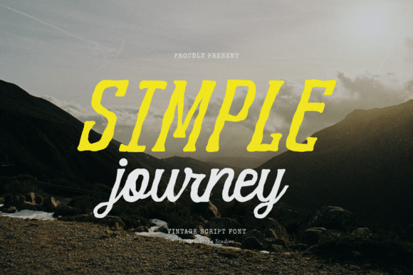 Simple Journey: Capturing Retro Adventure in a Typeface