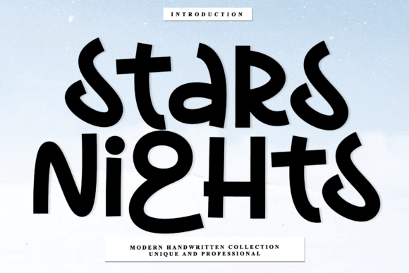Stars Nights Font: A Handwritten Classic for Modern Design