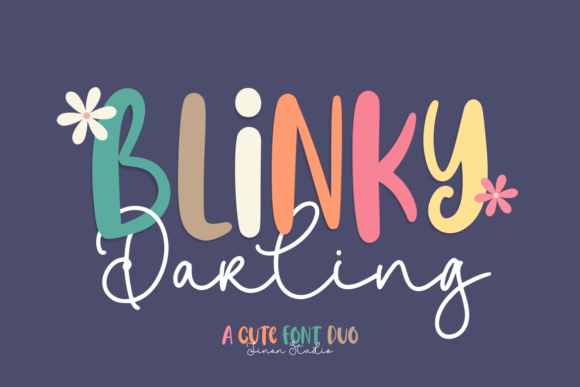 Unlocking Romance with the Blinky Darling Duo Typeface